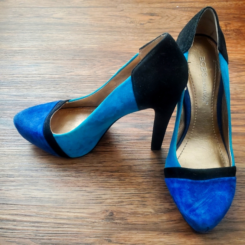 Bcbg color block pumps